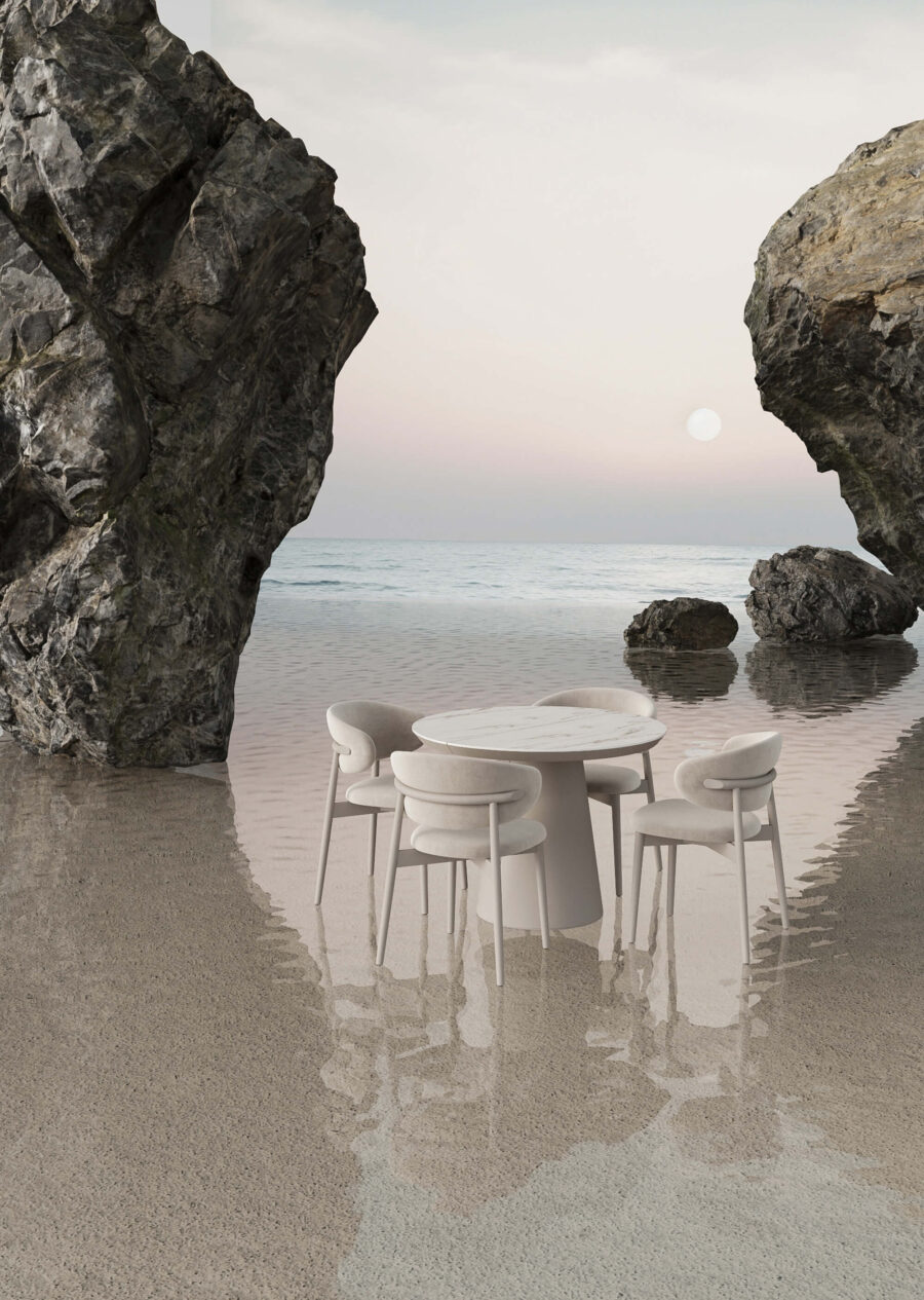 Стул Бали - Черный дуб/белый