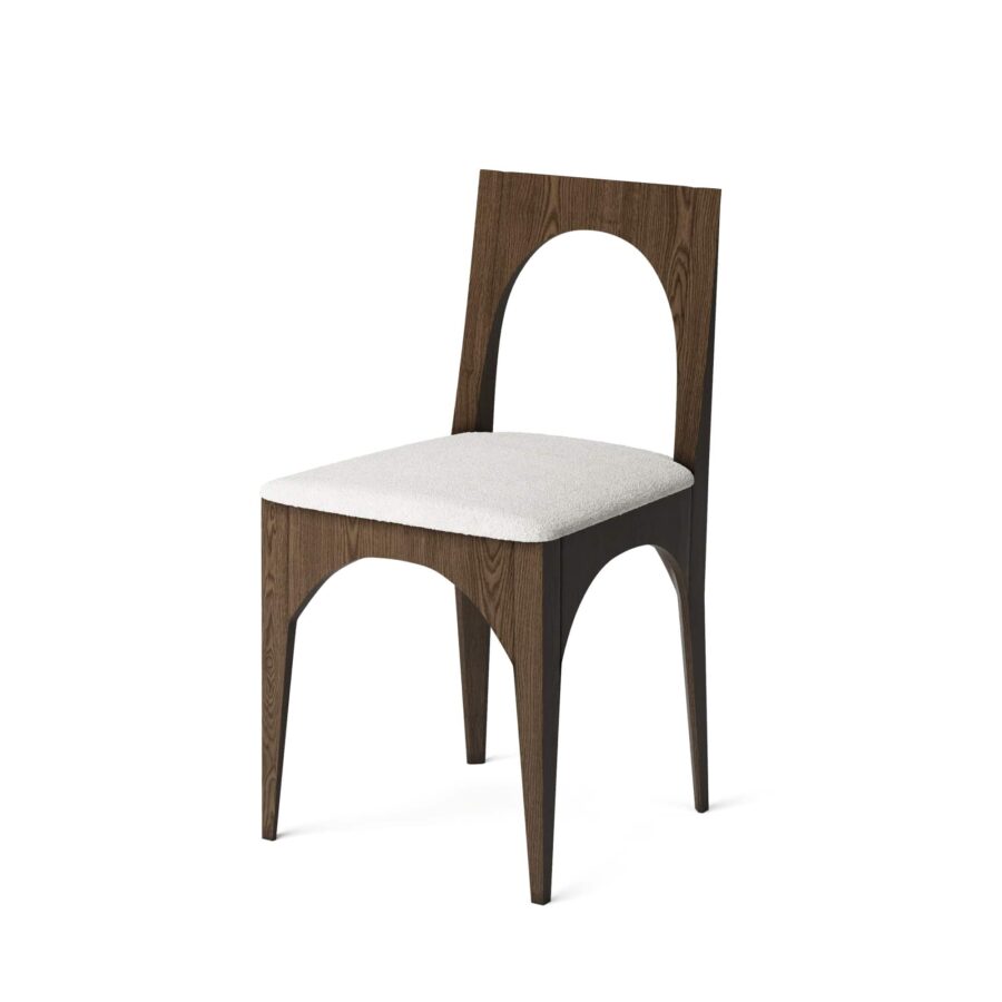 Стул Ценг - Коричневый дуб/белый