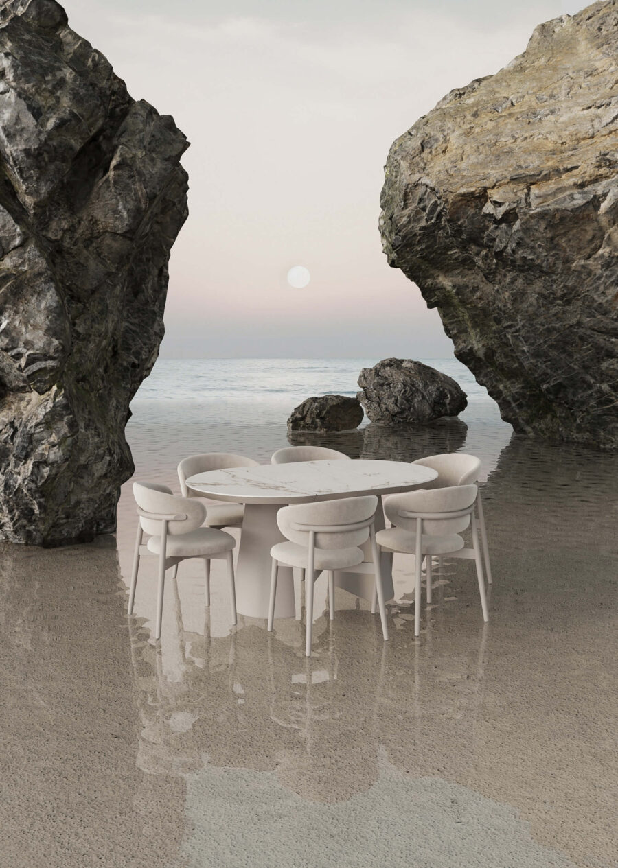 Стул Бали - Черный дуб/белый