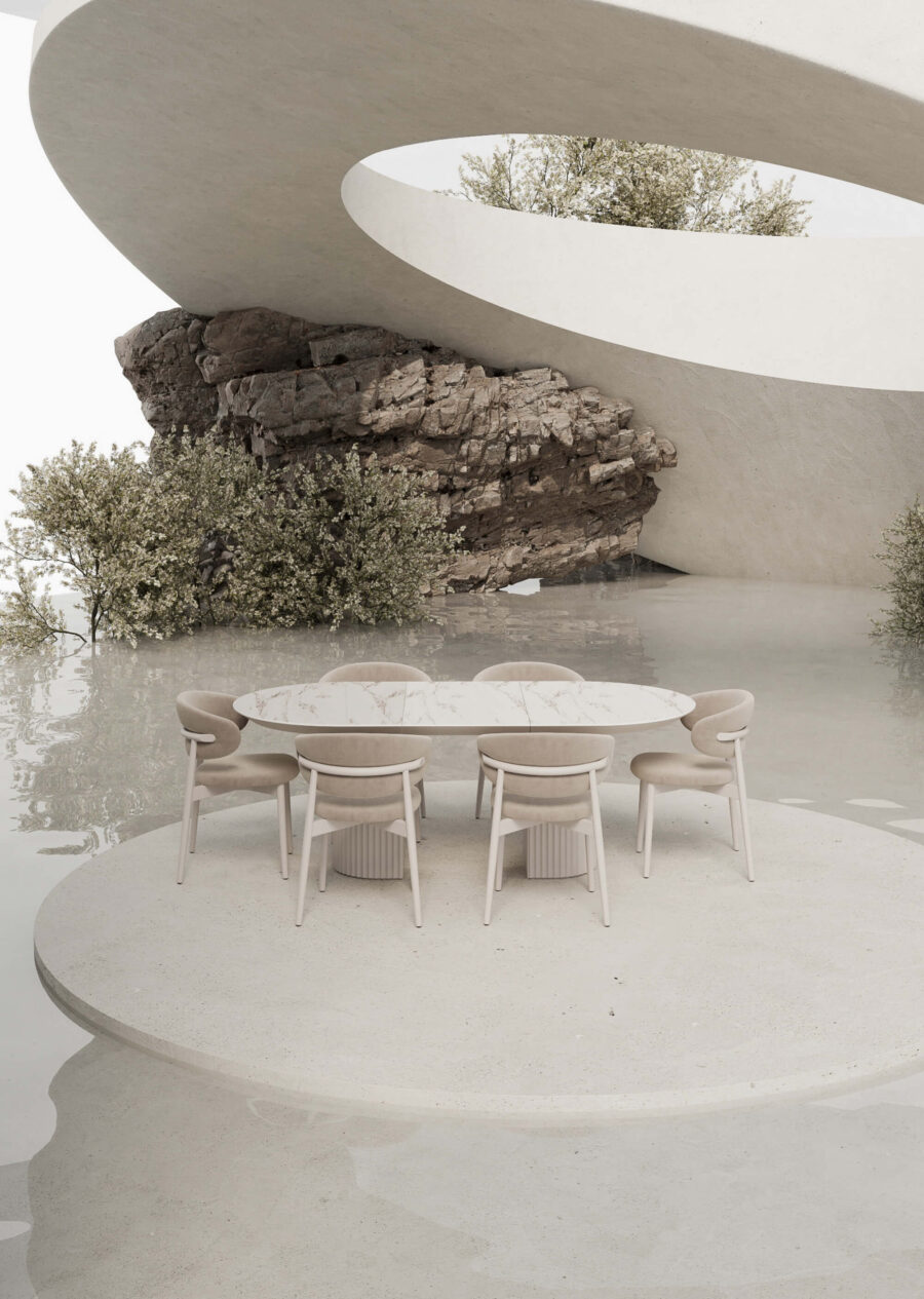 Стул Бали - Черный дуб/белый