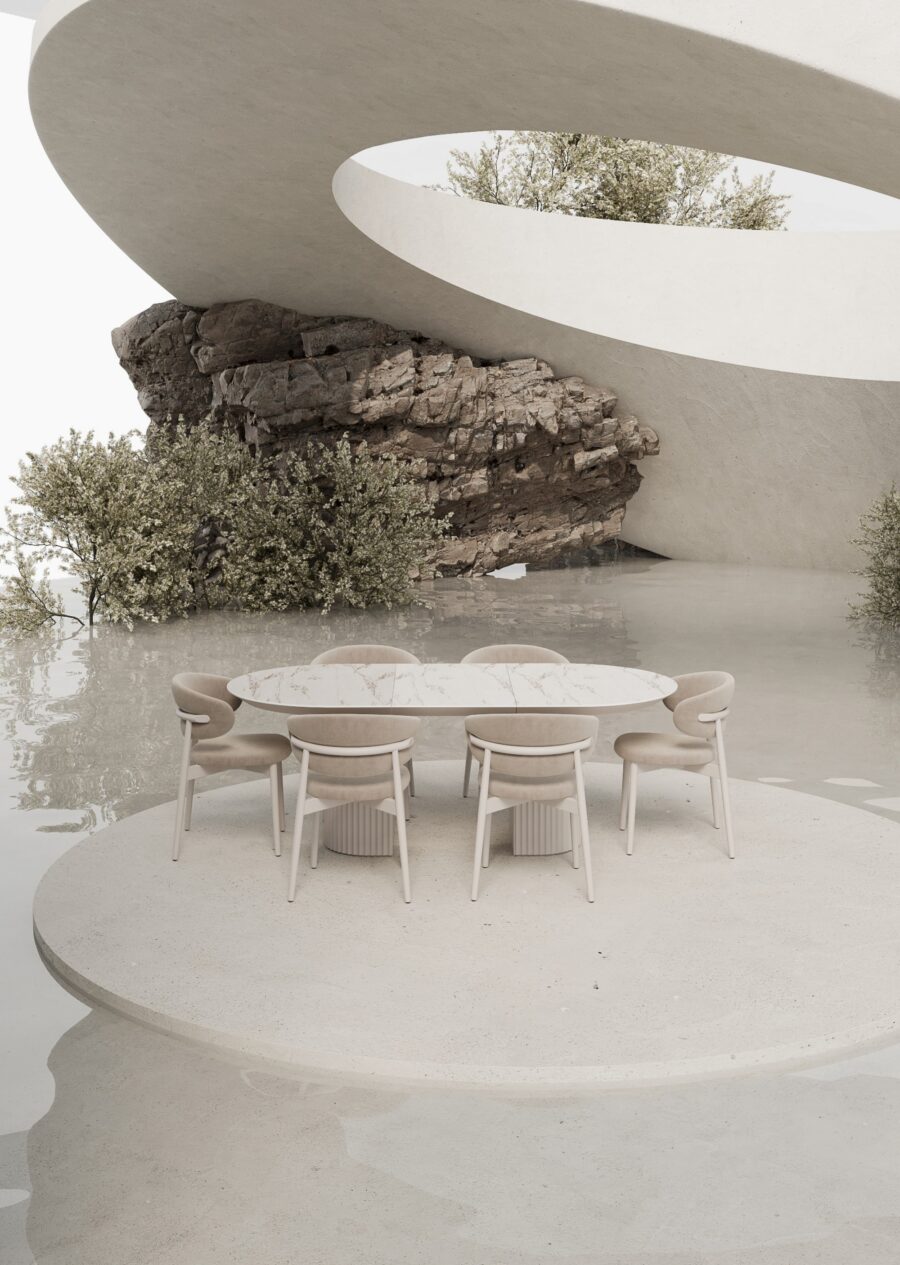 Стул Бали - Серо-коричневый глянец/ серо-бежевый