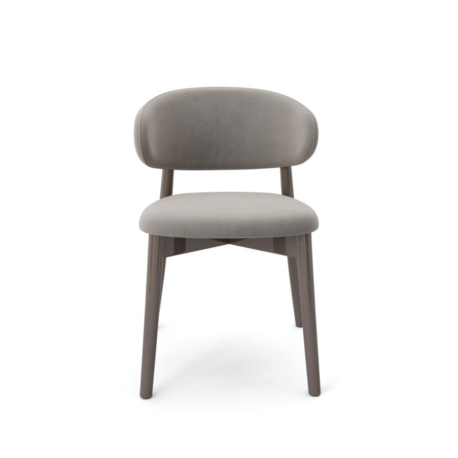 Стул Бали - Серо-коричневый глянец/ серо-бежевый