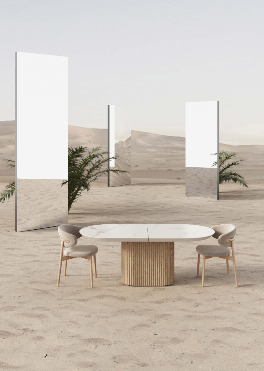 Стул Бали - Черный дуб/белый