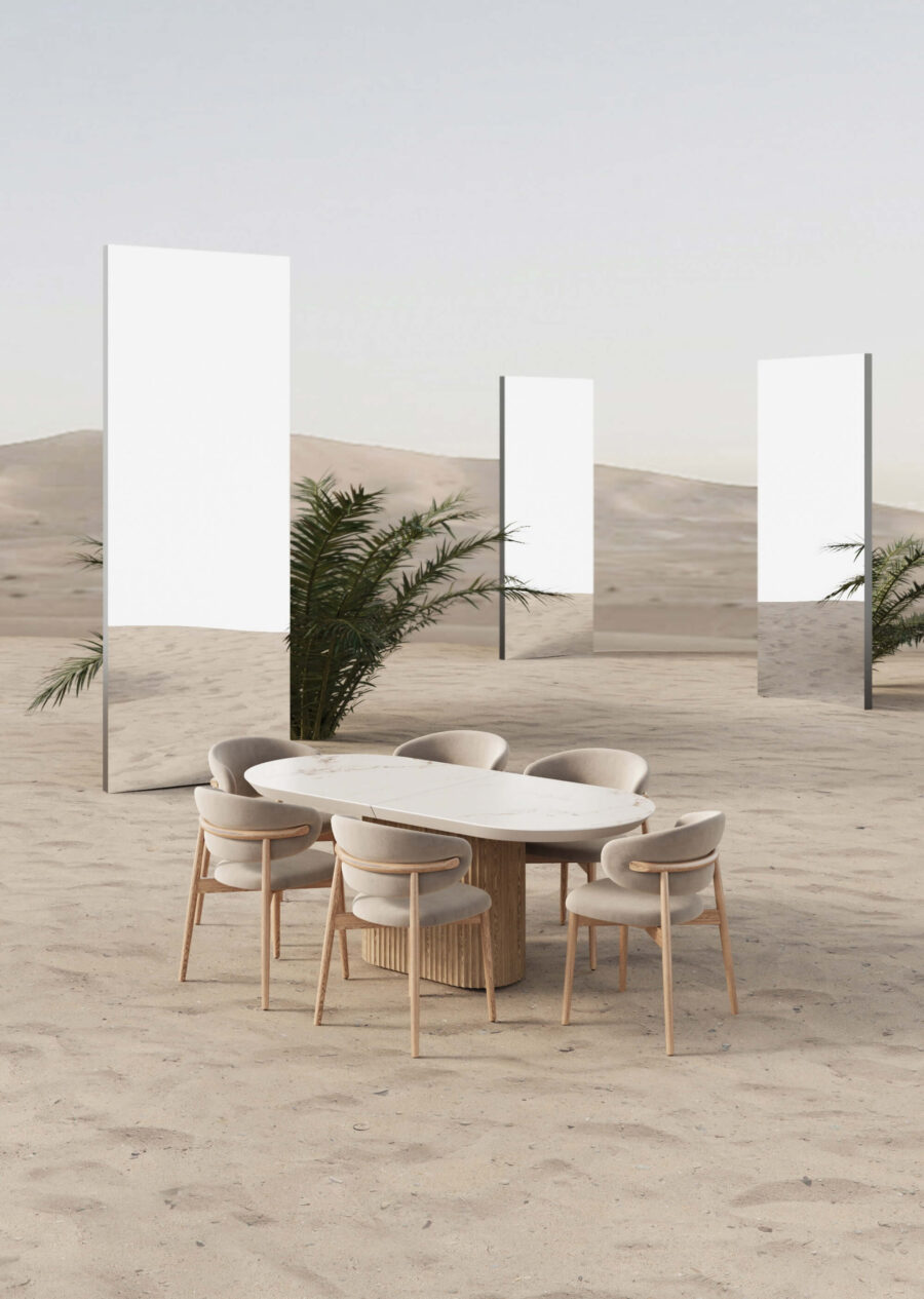 Стул Бали - Черный дуб/белый