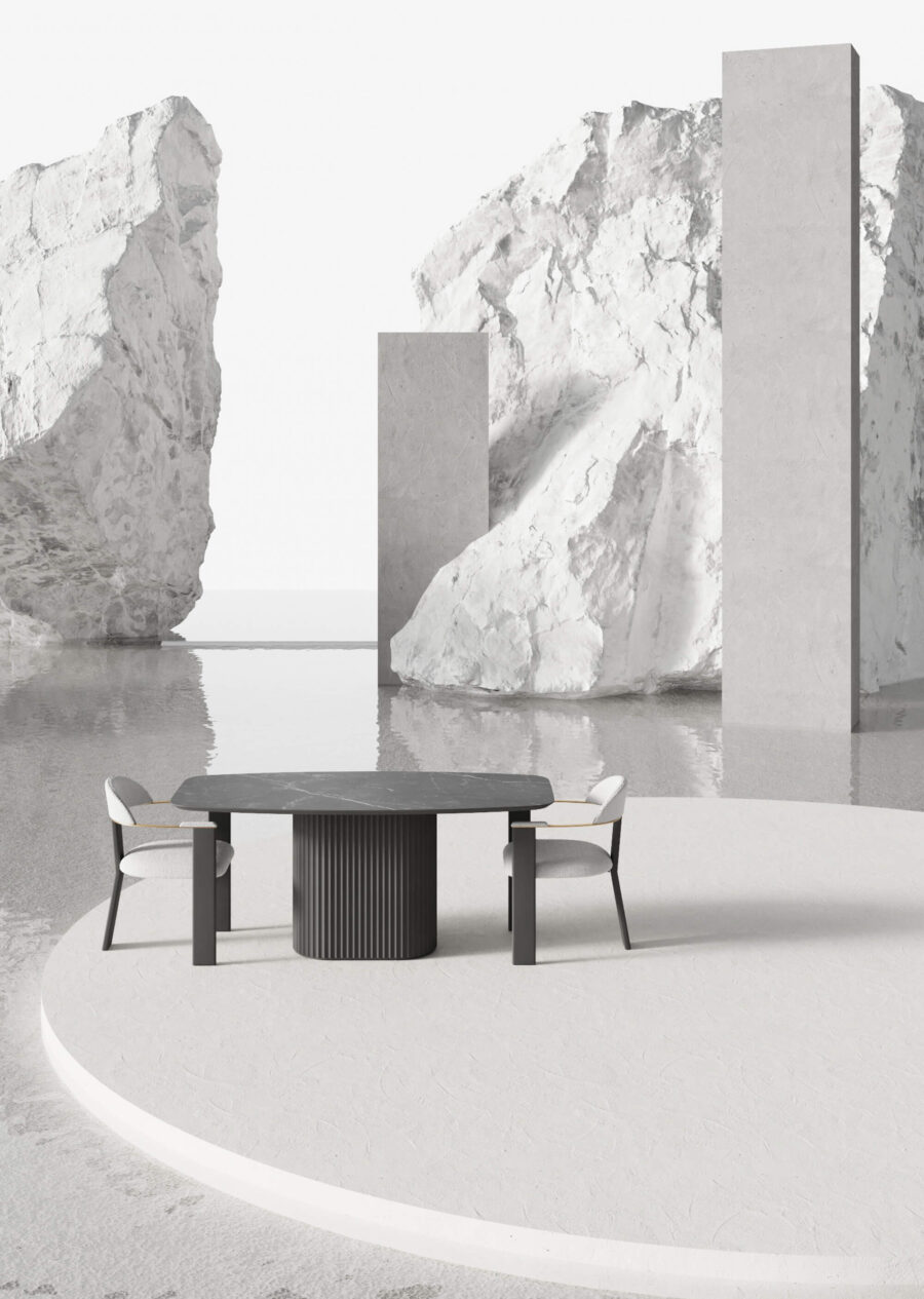 Стул Фекда - Черный матовый/ черный