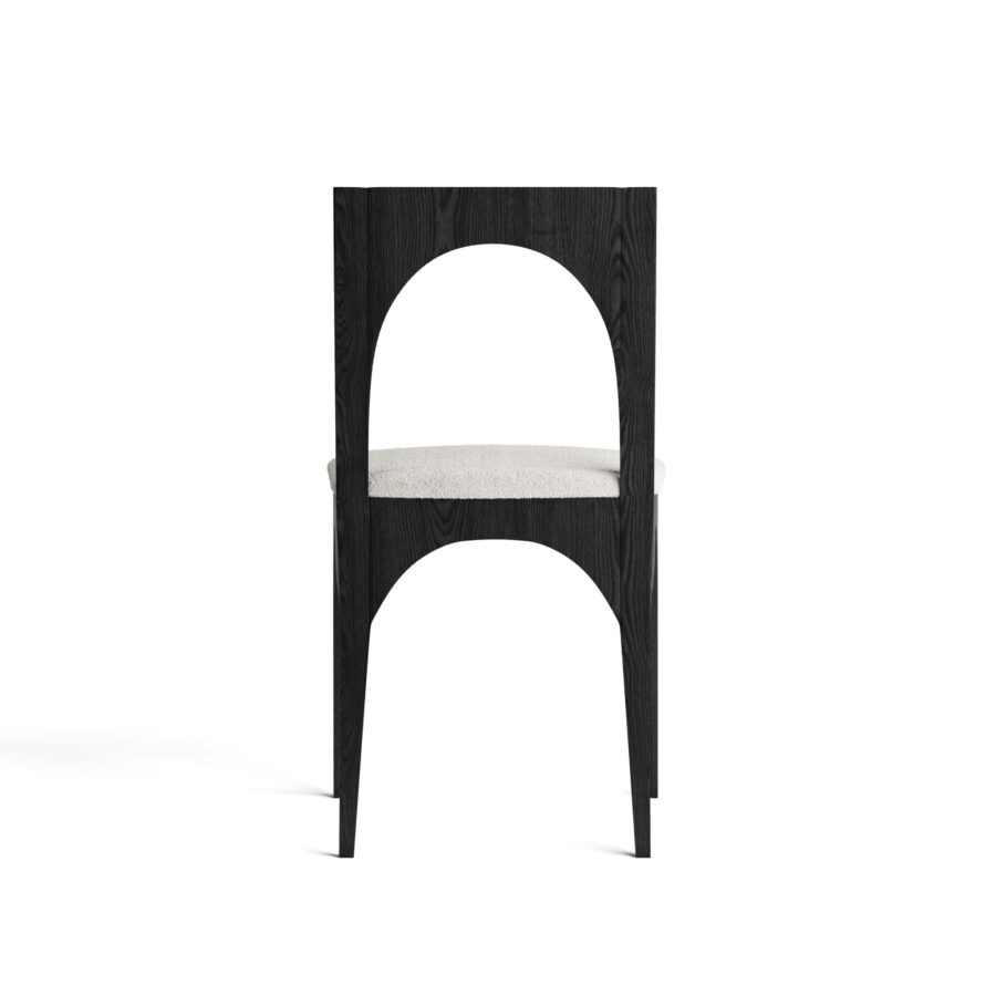 Стул Ценг - Черный дуб/белый