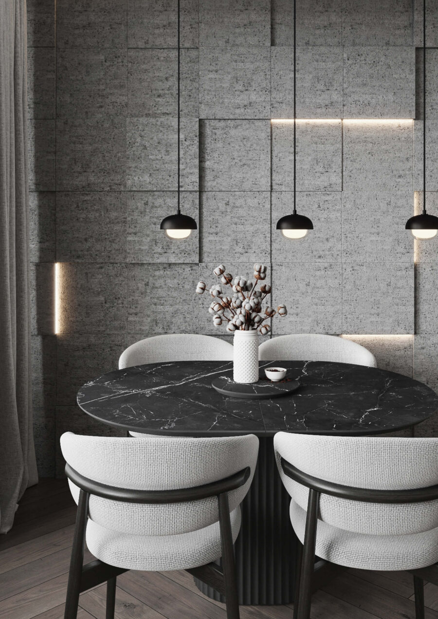 Стул Бали - Черный дуб/белый