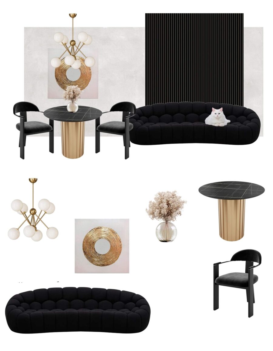 Стул Фекда - Коричневый дуб/ молочный