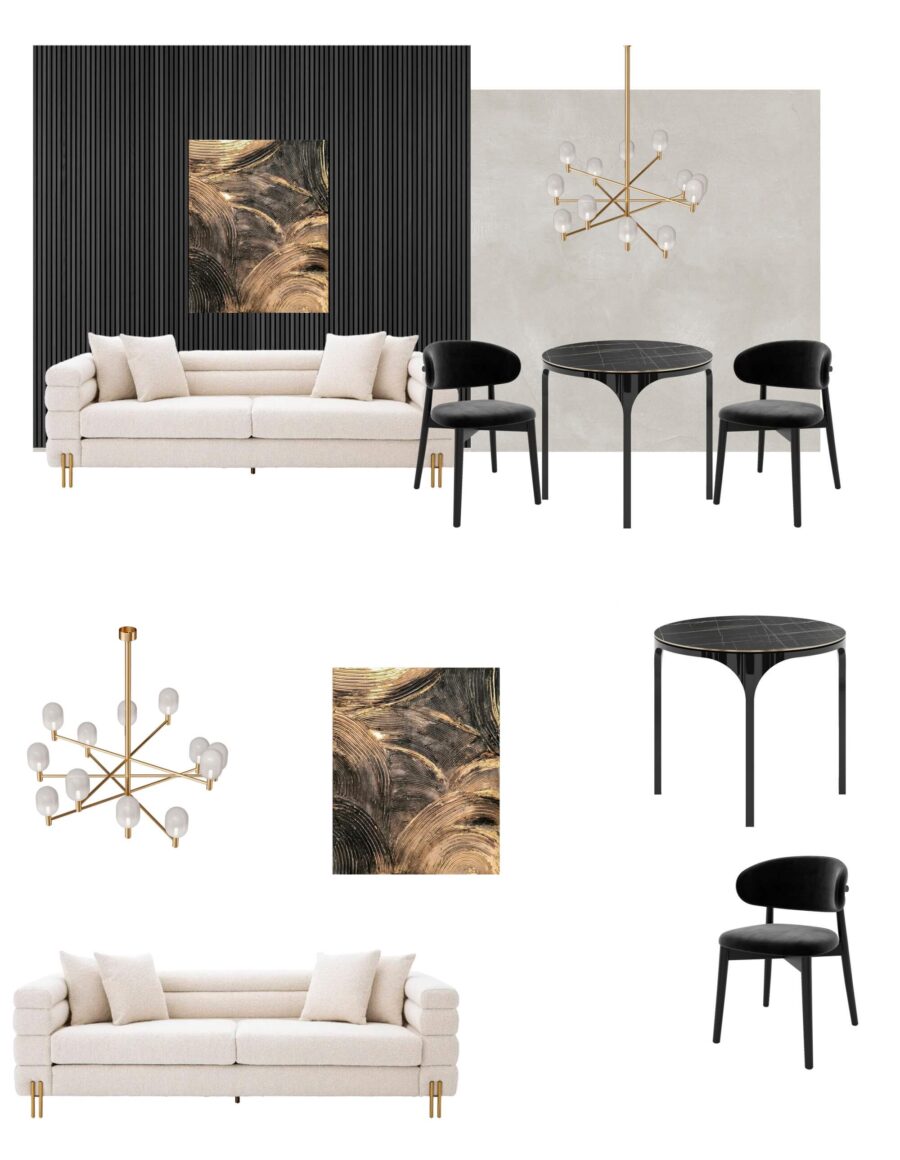 Стул Бали - Черный дуб/белый