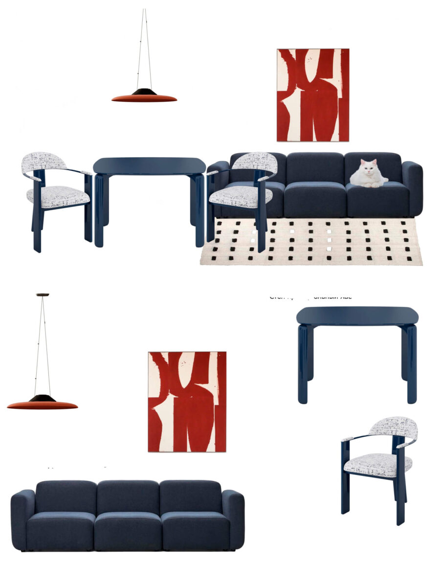 Стул Фекда - Коричневый дуб/ молочный