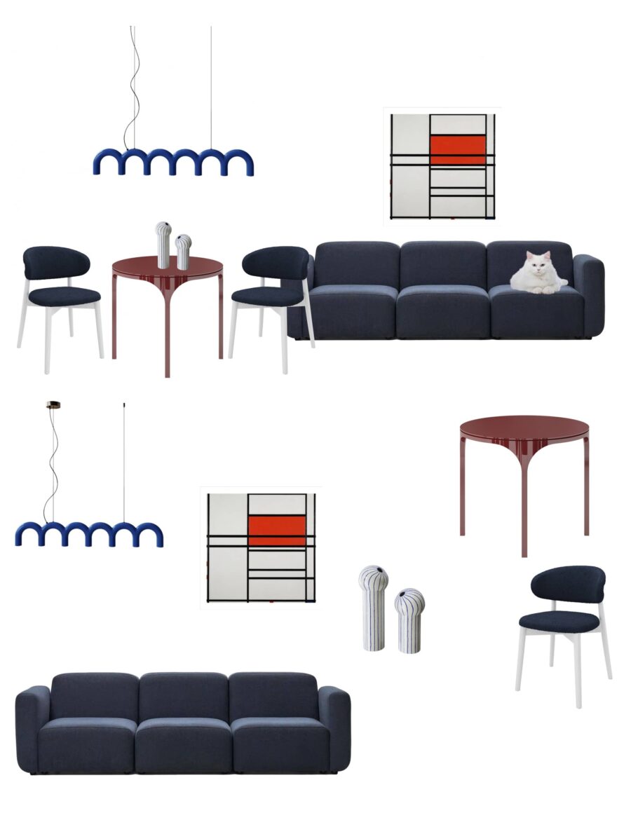 Стул Бали - Серо-коричневый глянец/ серо-бежевый