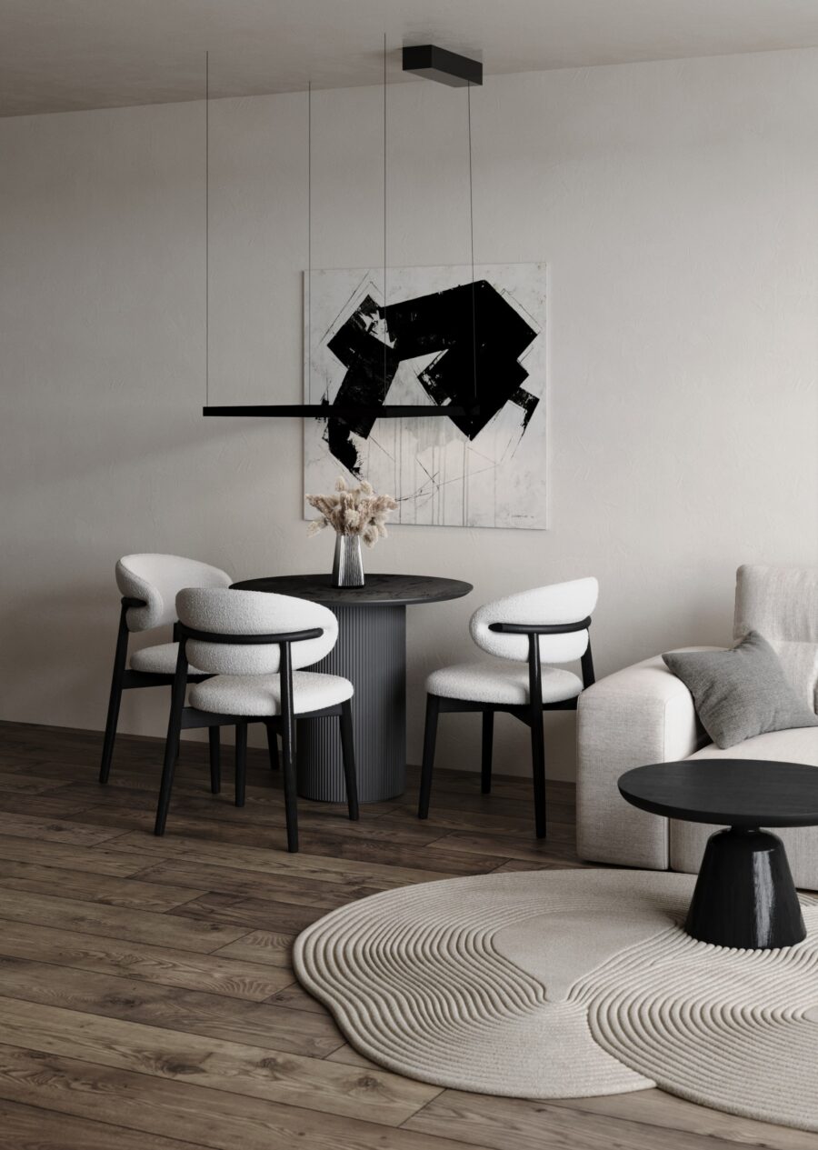 Стул Бали - Белый матовый/белый