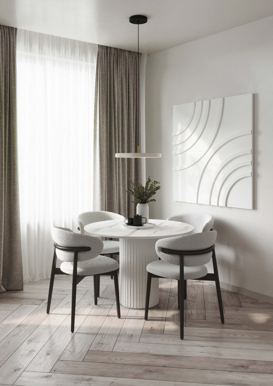 Стул Бали - Черный матовый/черный