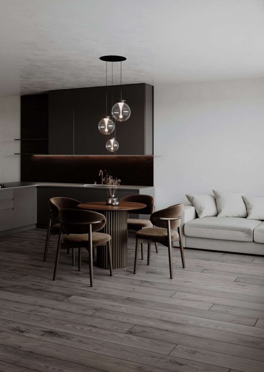 Стул Бали - Серо-коричневый глянец/ серо-бежевый