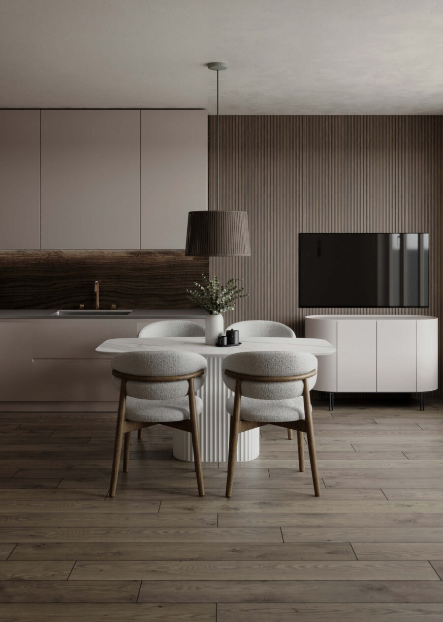 Стул Бали - Черный дуб/белый