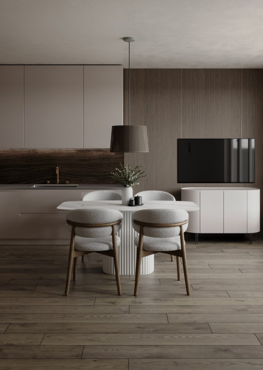 Стул Бали - Серо-коричневый глянец/ серо-бежевый